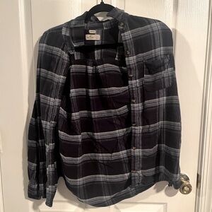 Hollister Plaid Cardigan